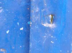 I danni alla sede della Ternatese dopo il tentativo di furto