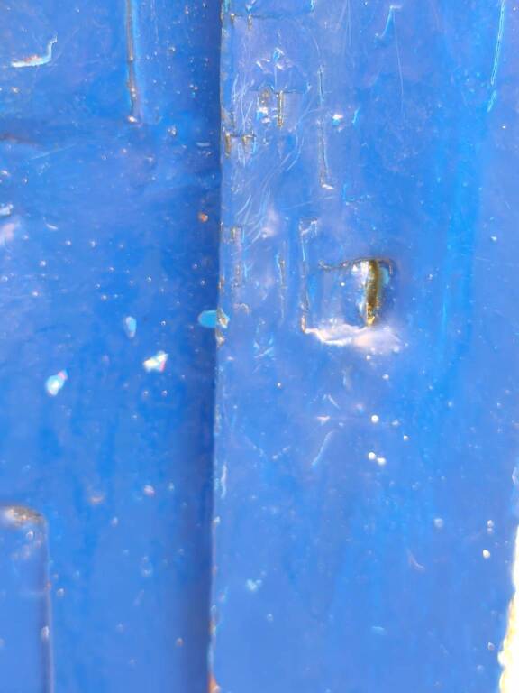 I danni alla sede della Ternatese dopo il tentativo di furto