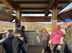 I giornalisti del mondo turistico e cicloturistico in visita alla zona dei laghi