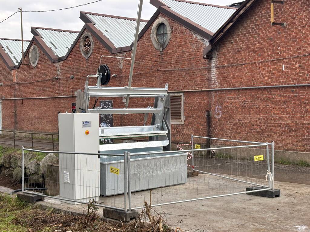 I lavori sul Sorgiorile in via del Lavoro a Gallarate 