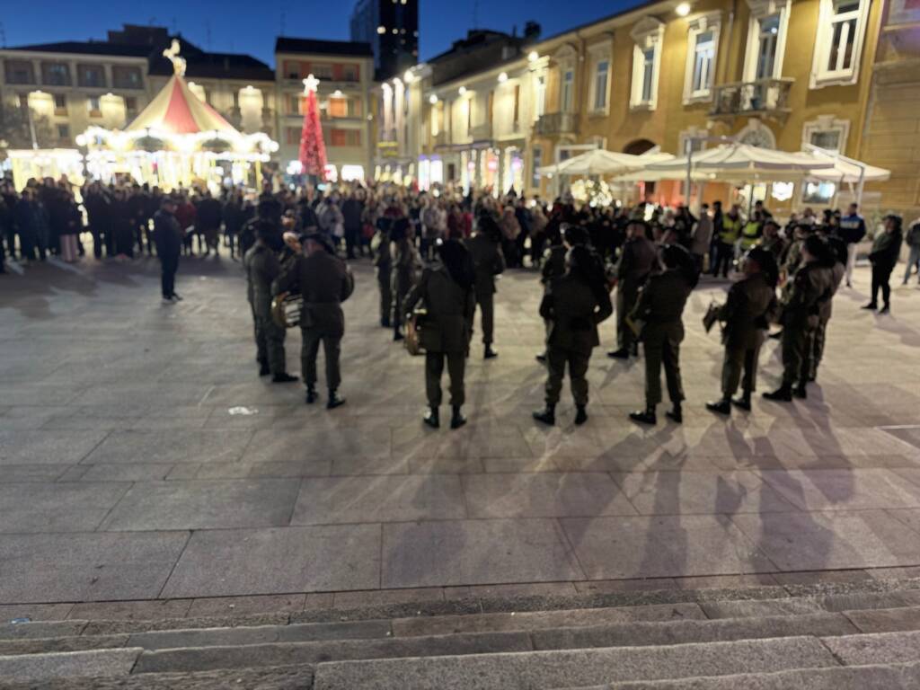 Il Natale in piazza San Magno a Legnano con la fanfara