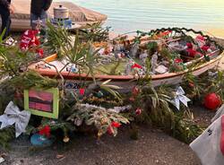 Il presepe in barca ad Arolo