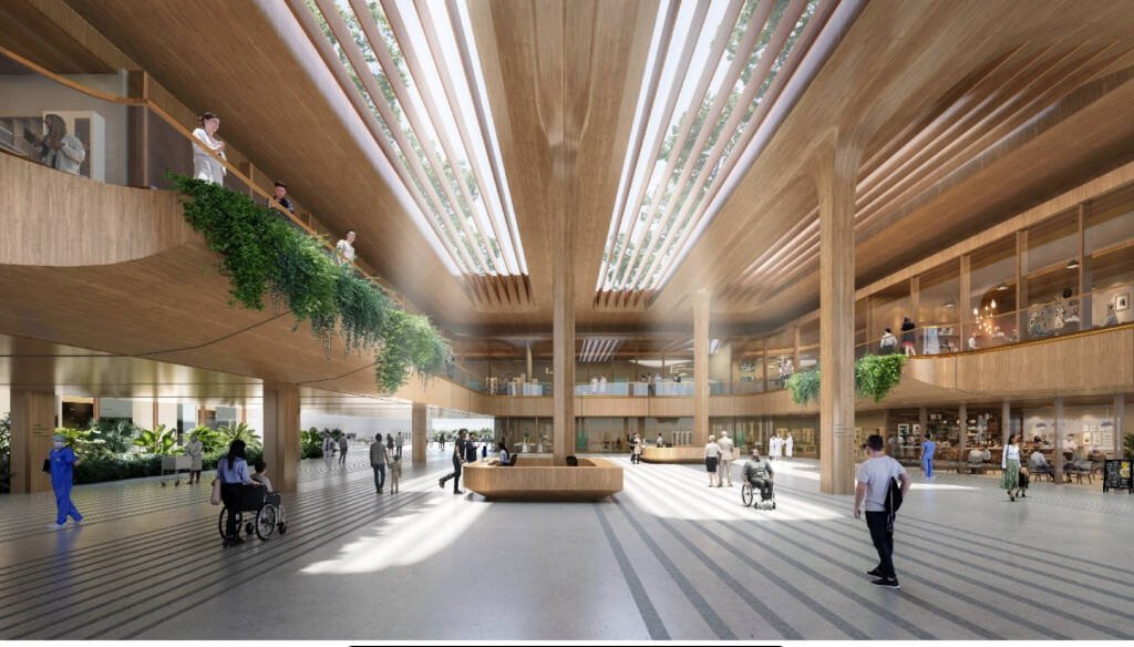 Il progetto del nuovo ospedale unico Gallarate-Malpensa