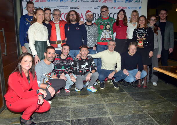 In 180 alla cena di Natale della U.S. Legnanese con in campione Daniele Nardello