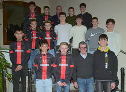 In 180 alla cena di Natale della U.S. Legnanese con in campione Daniele Nardello