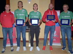 In 180 alla cena di Natale della U.S. Legnanese con in campione Daniele Nardello