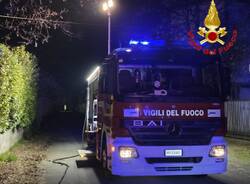 L'incendio nell'appartamento di Gallarate