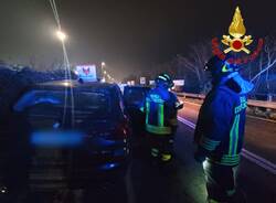 L'incidente sulla Provinciale a Saronno