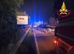 L'incidente sulla Provinciale a Saronno