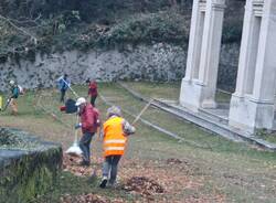 la pulizia del sacro monte per natale