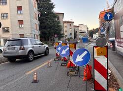 Lavori per la ciclabile in viale Belforte