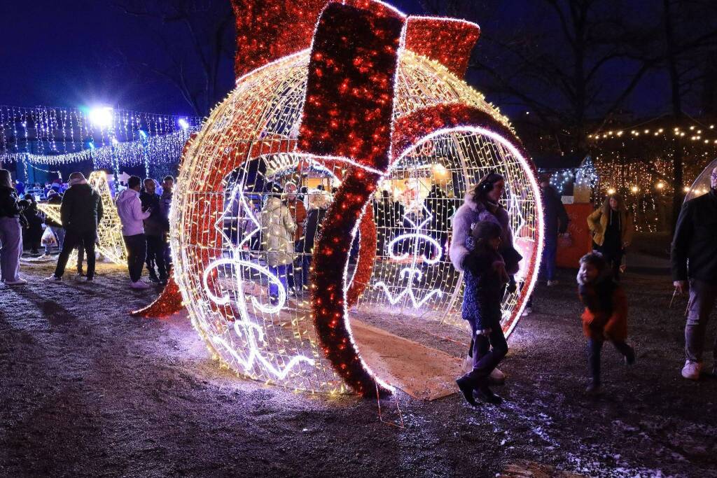 Luci a Natale in provincia di Varese