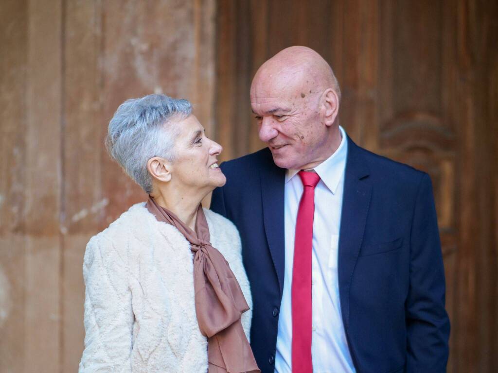 Roberta e Gigi oggi sposi