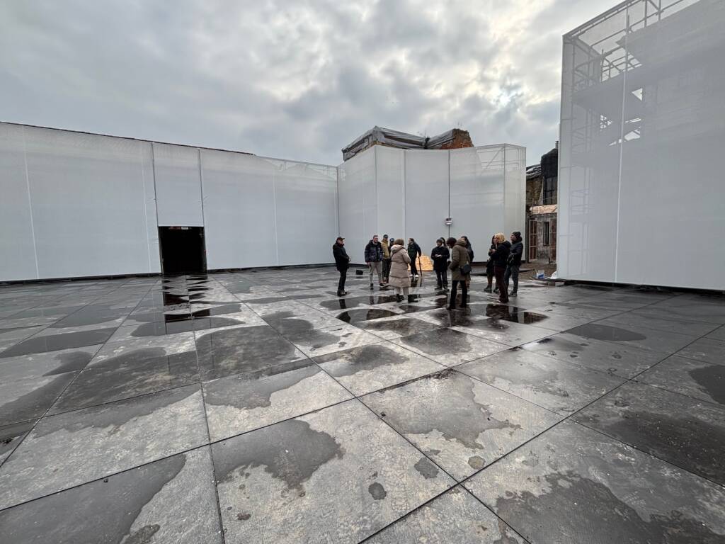 Saronno - La presentazione del nuovo cortile di Palazzo Visconti