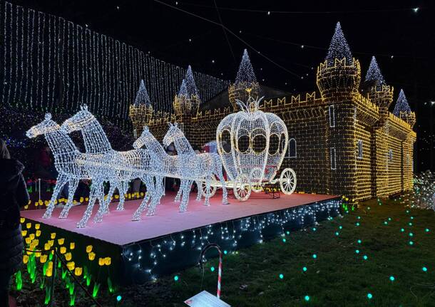 Si accendono le lucine di Natale di Leggiuno