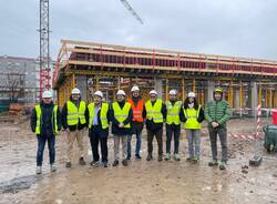 Sopralluogo al cantiere della Piscina di Legnano 