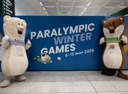 Tina e Milo Olimpiadi a Milano Malpensa