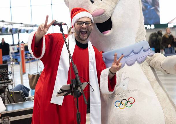 Tina e Milo portano la magia delle Olimpiadi a Milano Malpensa