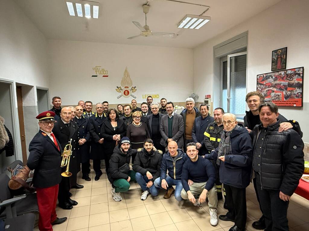 Vigili del Fuoco di Legnano in festa per Santa Barbara 