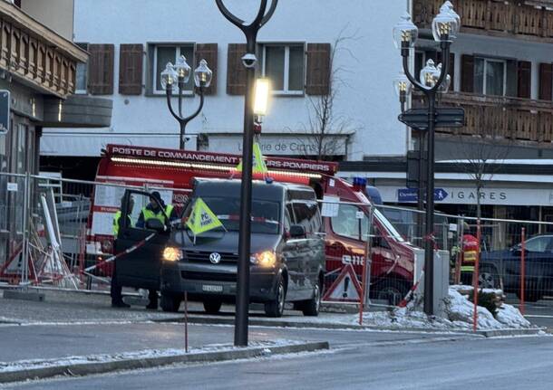 Esplosione in un bar a Crans Montana
