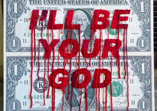 La provocatoria Money Art di Peter Hide 311065 anima la Showcases Gallery di Varese